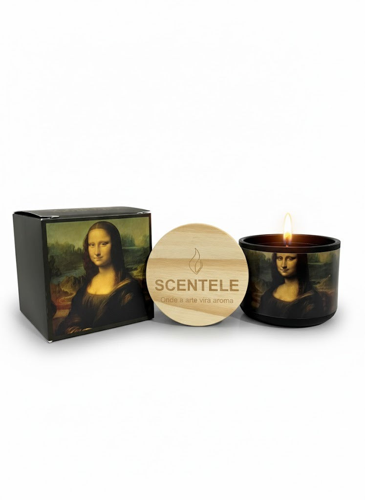 Monalisa (Da Vinci) — Vela aromática de Bergamota & Âmbar | Scentele