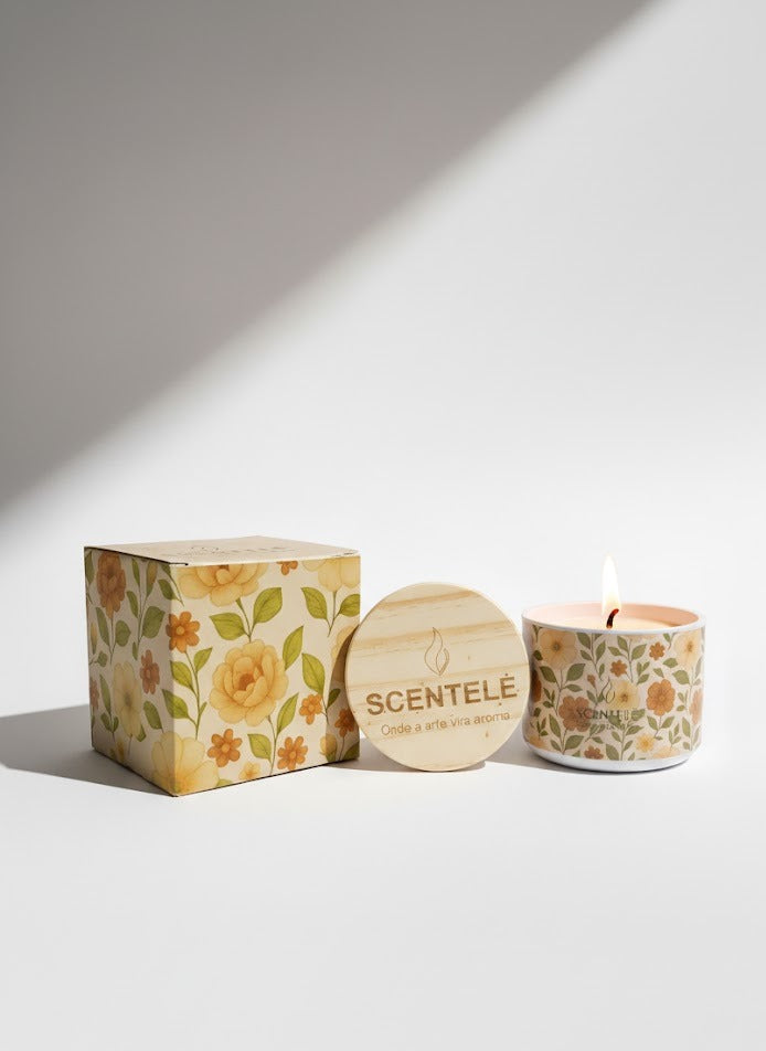 Flores do Mistério - Vela aromática de Patchouli Mistério | Scentele