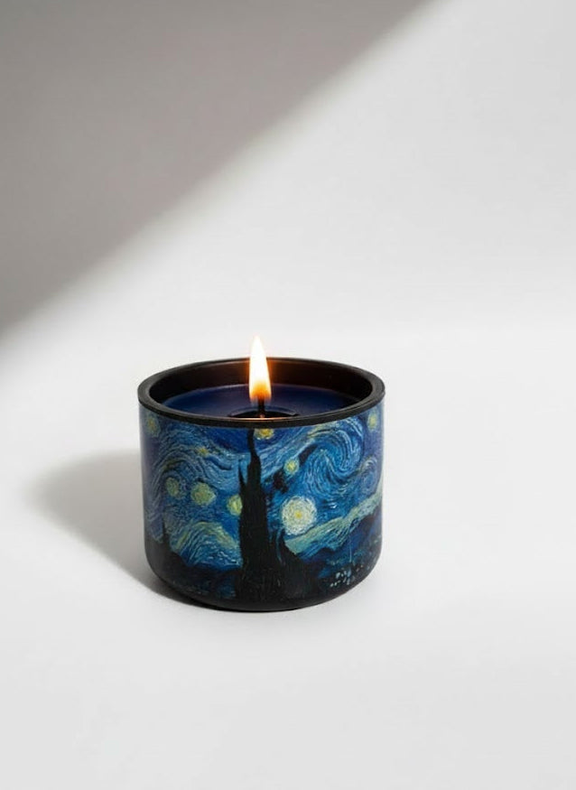 Noite Estrelada (Van Gogh) — Vela aromática de Baunilha | Scentele