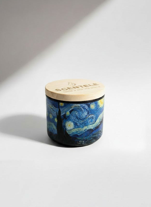 Noite Estrelada (Van Gogh) — Vela aromática de Baunilha | Scentele